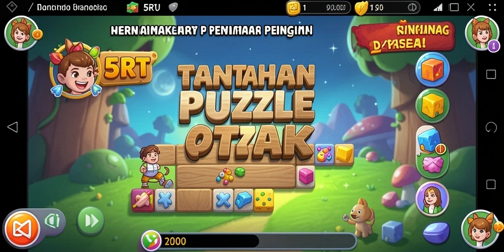 Screenshot 5RT menampilkan elemen puzzle yang menarik dan menantang.