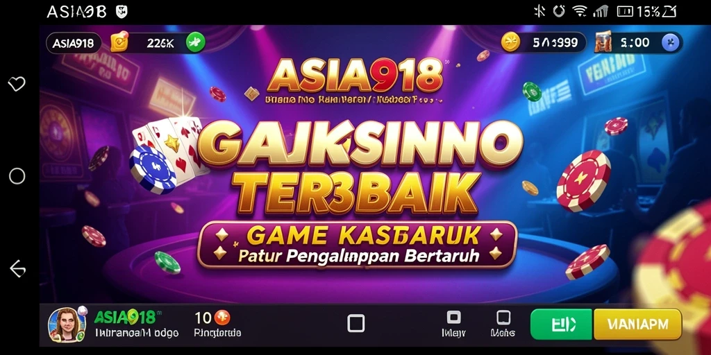 Screenshot gameplay ASIA918 menunjukkan keseruan dan grafis yang mengesankan.