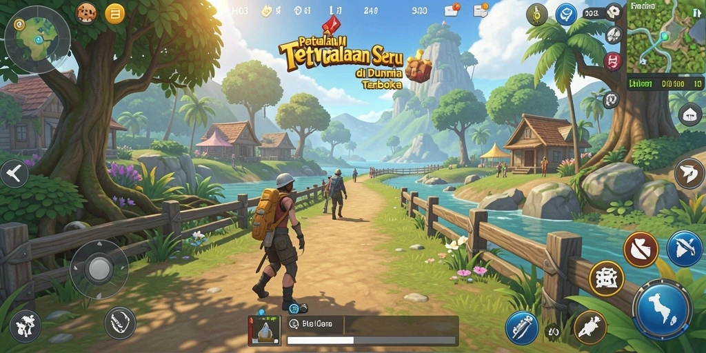 Gameplay H03 yang mendebarkan di dunia terbuka dan interaktif.
