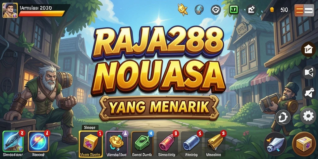 Screenshot gameplay menunjukkan momen seru dalam RAJA288.