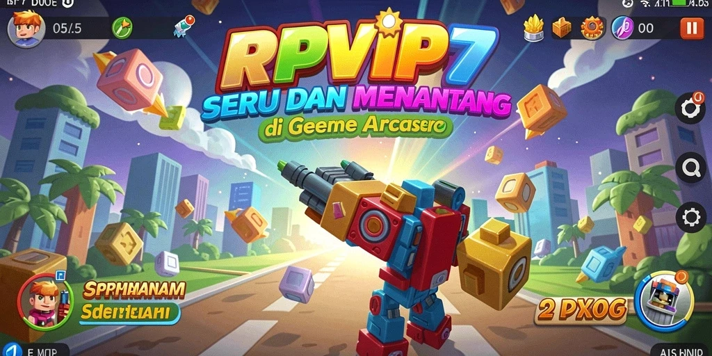 Tampilan gameplay RPVIP7 yang penuh aksi dan tantangan.