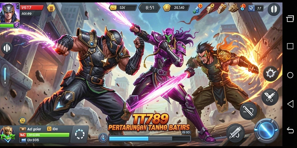 Tampilan menarik dari gameplay action TT789 yang mendebarkan.