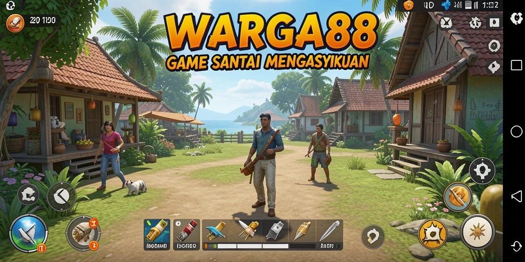 Tampilan menarik dari WARGA88 dengan gameplay Casual yang asyik.