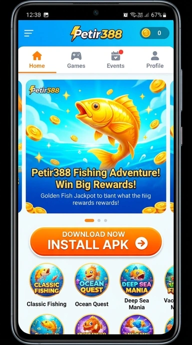 Screenshot fitur pencarian cepat di petir388.